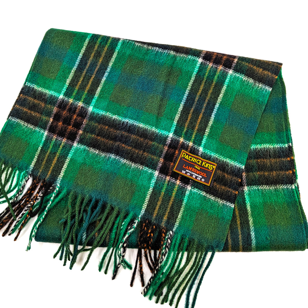 Spirit of Ireland Tartan Lambswool Scarf