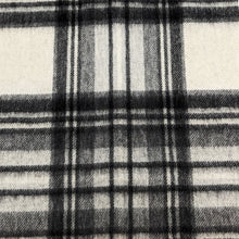 Load image into Gallery viewer, Stewart Grey Dress Tartan Lambswool Scarf
