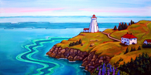 Load image into Gallery viewer, Swallowtail Lighthouse Magnet
