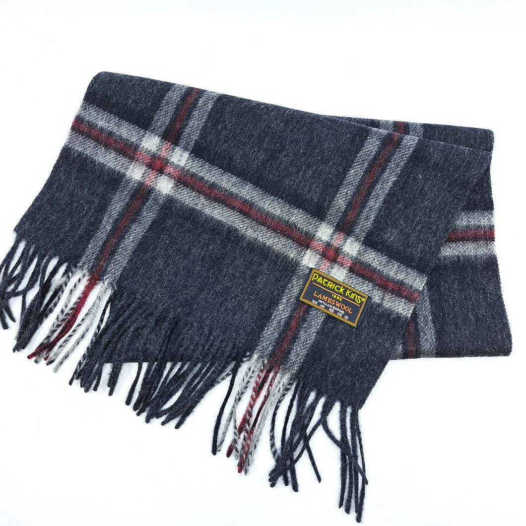 Thompson Charcoal Lambswool Scarf