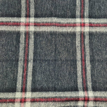 Charger l&#39;image dans la galerie, Écharpe en laine d&#39;agneau tartan &lt;em&gt;Thompson Charcoal&lt;/em&gt;
