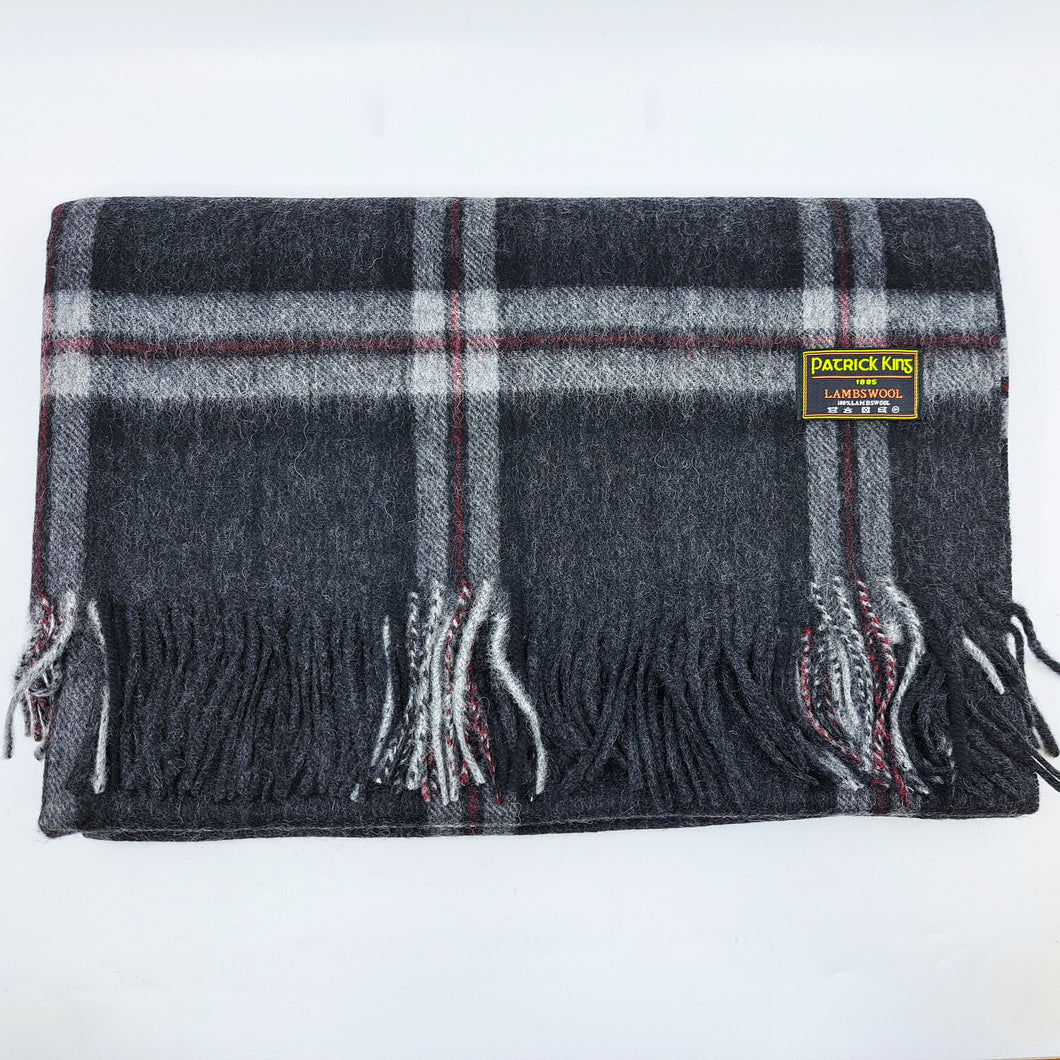 Thompson Charcoal Lambswool Stole