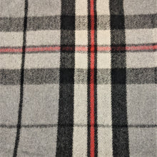 Load image into Gallery viewer, Thompson Grey Tartan Lap Blanket
