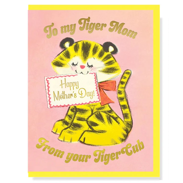 Carte <em>To My Tiger Mom From Your Tiger Cub - Happy Mother's Day</em>