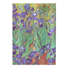 Charger l&#39;image dans la galerie, Carnet midi non ligné &lt;em&gt;Iris de Van Gogh&lt;/em&gt;
