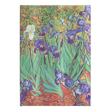 Load image into Gallery viewer, Van Gogh&#39;s Irises - Midi Unlined Journal
