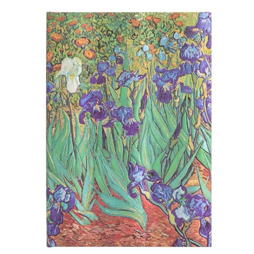 Carnet midi non ligné <em>Iris de Van Gogh</em>