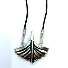 Load image into Gallery viewer, Viking Ship Keel Necklace (Leather)
