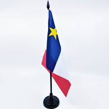 Load image into Gallery viewer, Medium Acadian Flag on Pole

