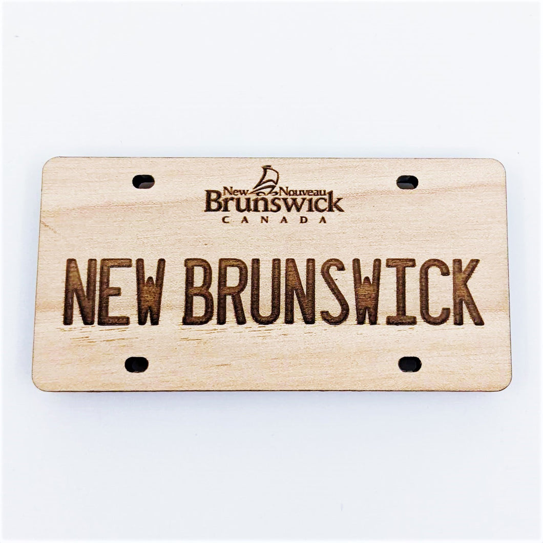 Aimant plaque d'immatriculation du Nouveau-Brunswick