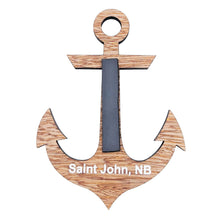 Load image into Gallery viewer, New Brunswick Tartan Anchor Magnet
