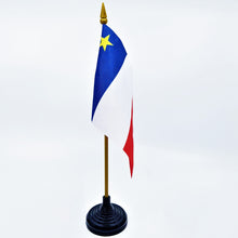 Load image into Gallery viewer, Small Acadian Flag on Pole
