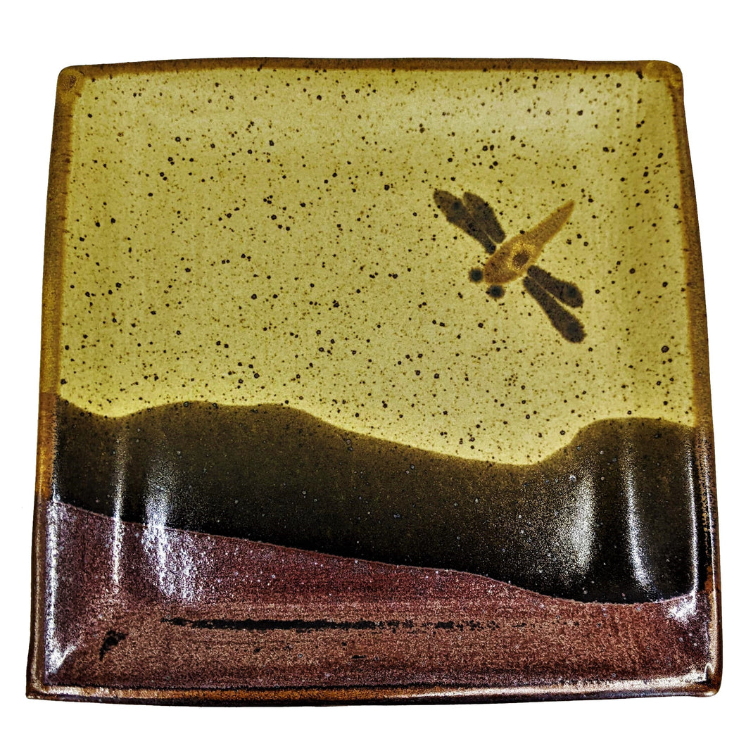 Square Dragonfly Plate