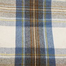 Load image into Gallery viewer, Stewart Muted Blue Tartan Lap Blanket
