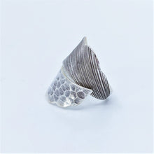 Load image into Gallery viewer, Textured Silver Adjustable Ring
