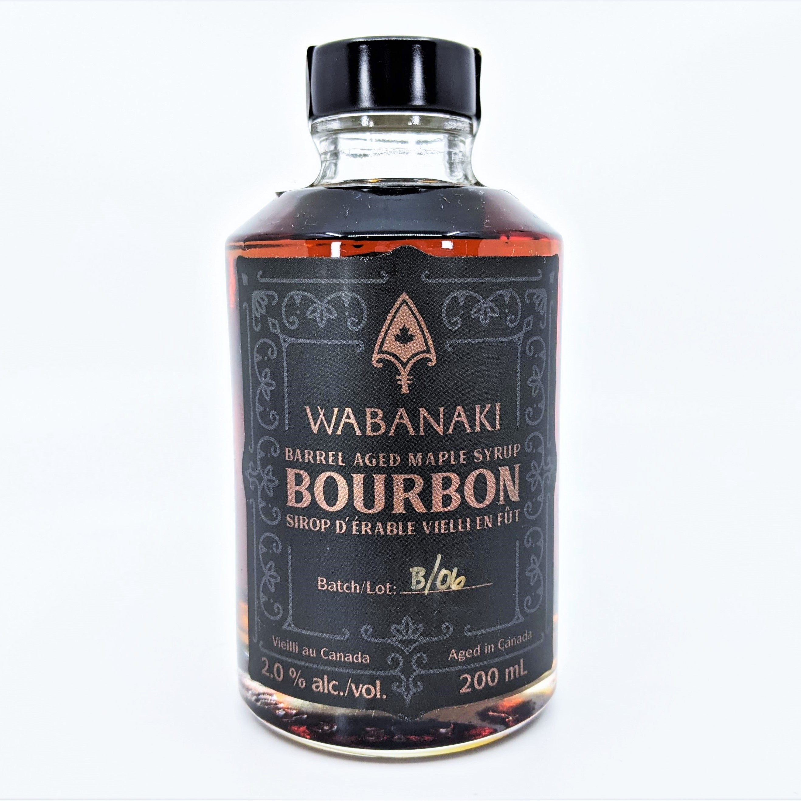 Wabanaki Barrel Aged Bourbon Maple Syrup NBM Boutique MNB