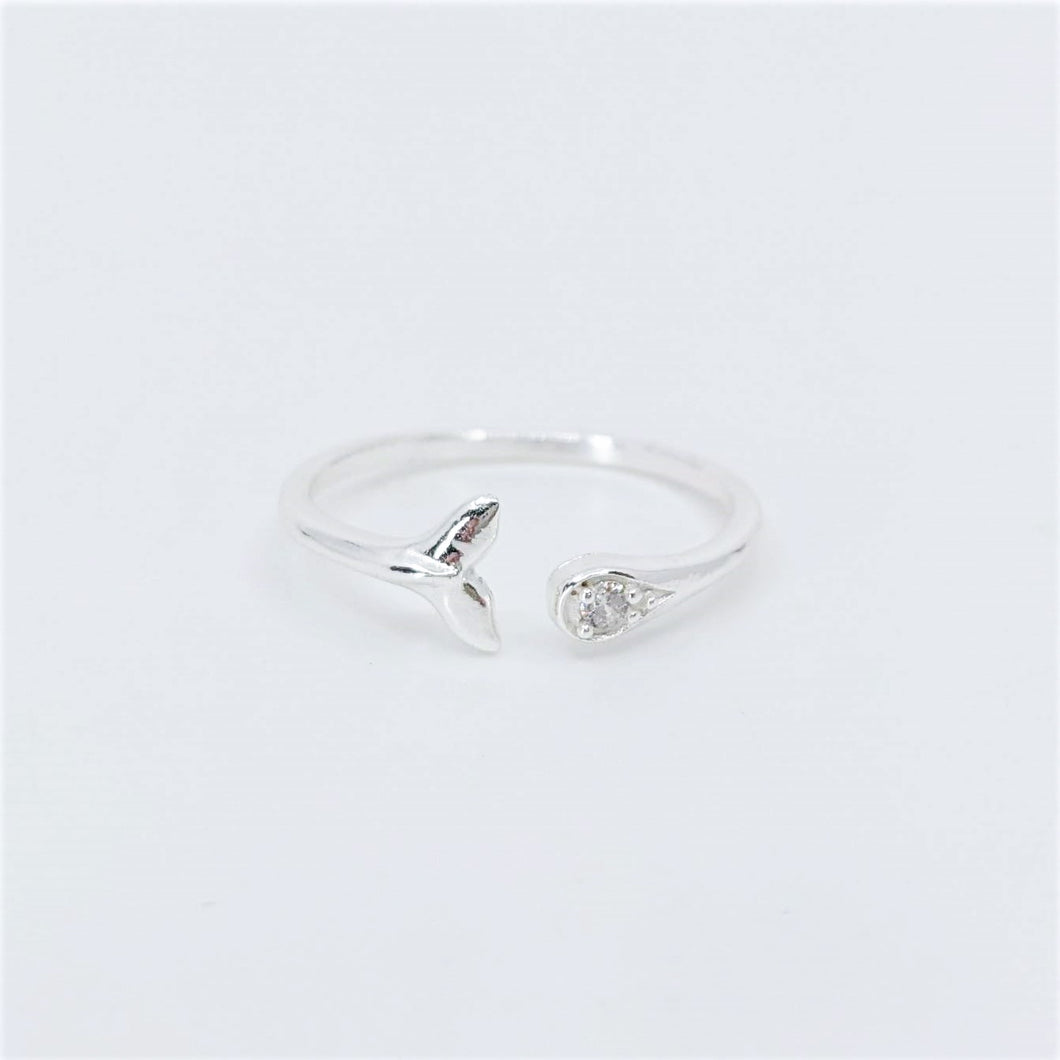 Whale Tail Adjustable Ring