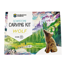 Load image into Gallery viewer, Wolf Soapstone Carving Kit
